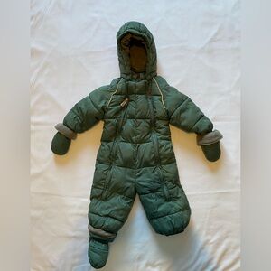 Mikk-Line Green Kids Winter Snow Suit